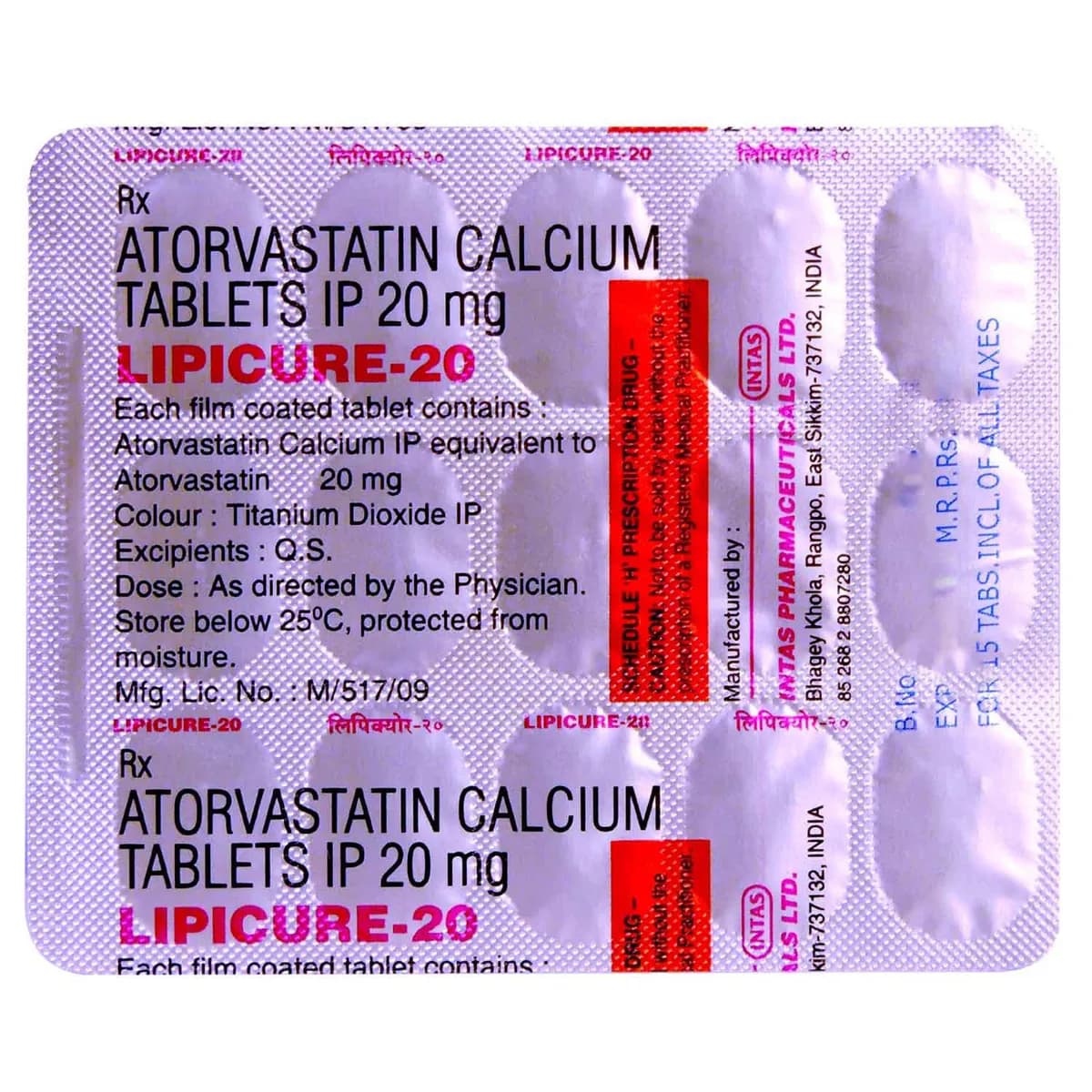 LIPICURE CF 20MG CAP