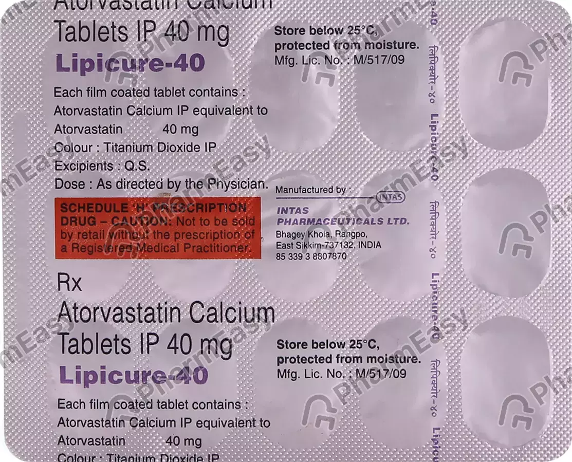 LIPICURE CV 40 TAB