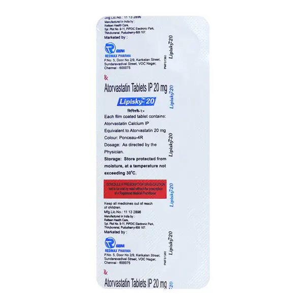 LIPISKY 20MG TAB