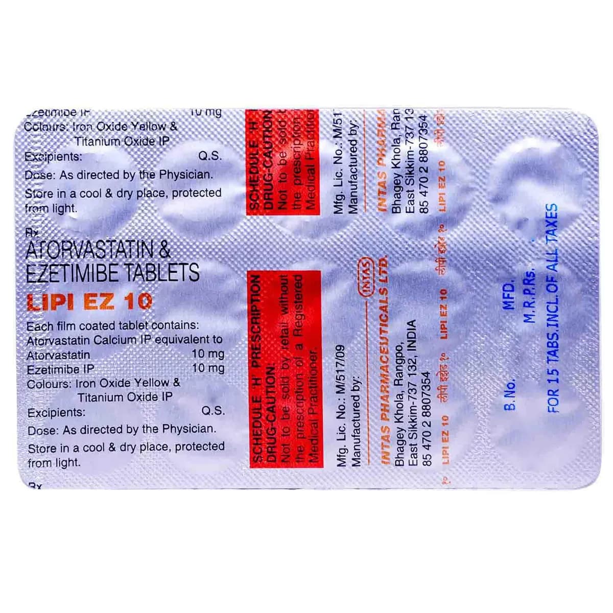 LIPITAS EZ 10MG TAB