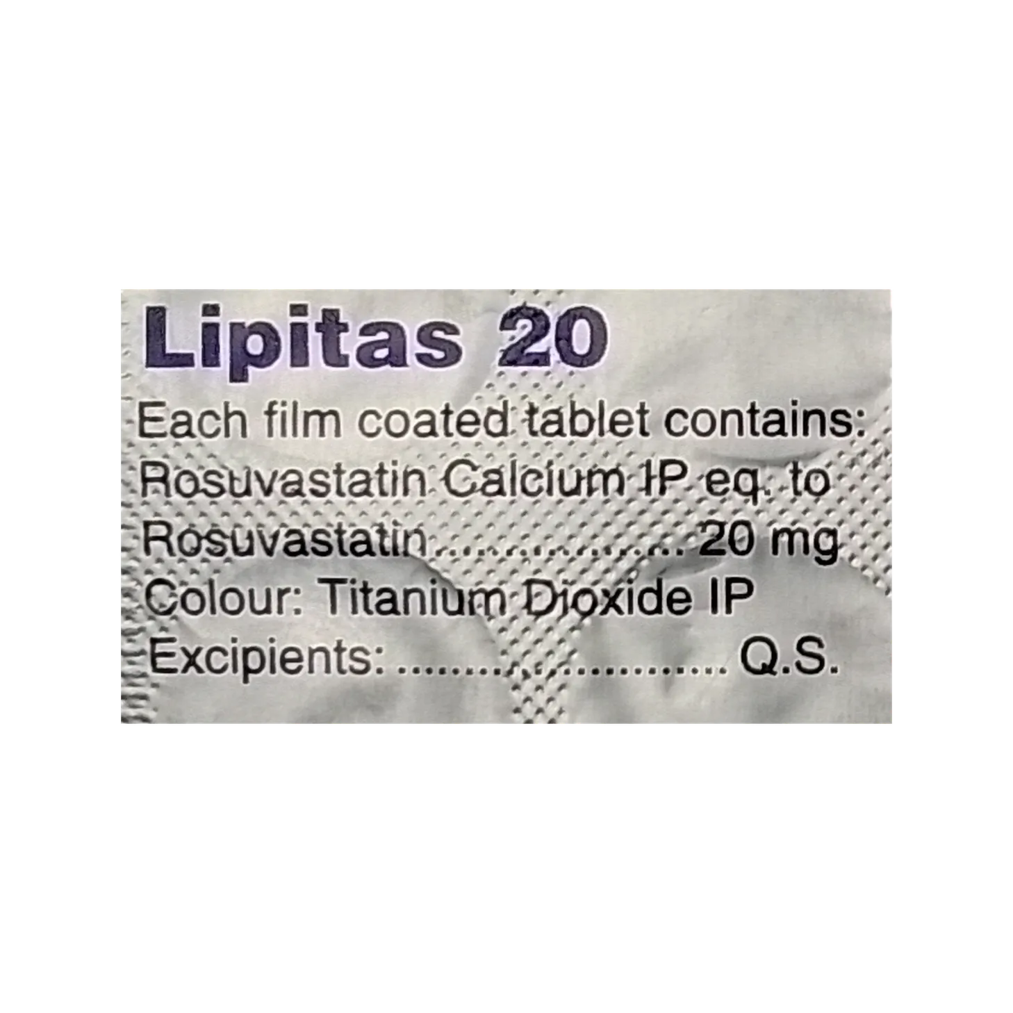 LIPITAS EZ 20MG TAB