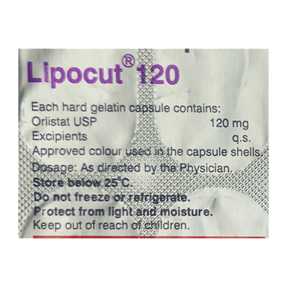 LIPOCUT 120MG CAP 10`S