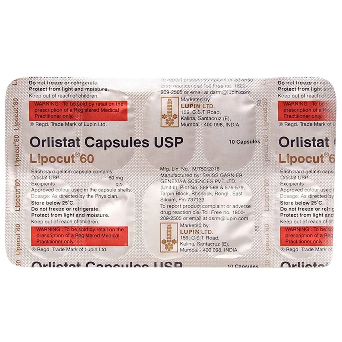 LIPOCUT 60MG CAP