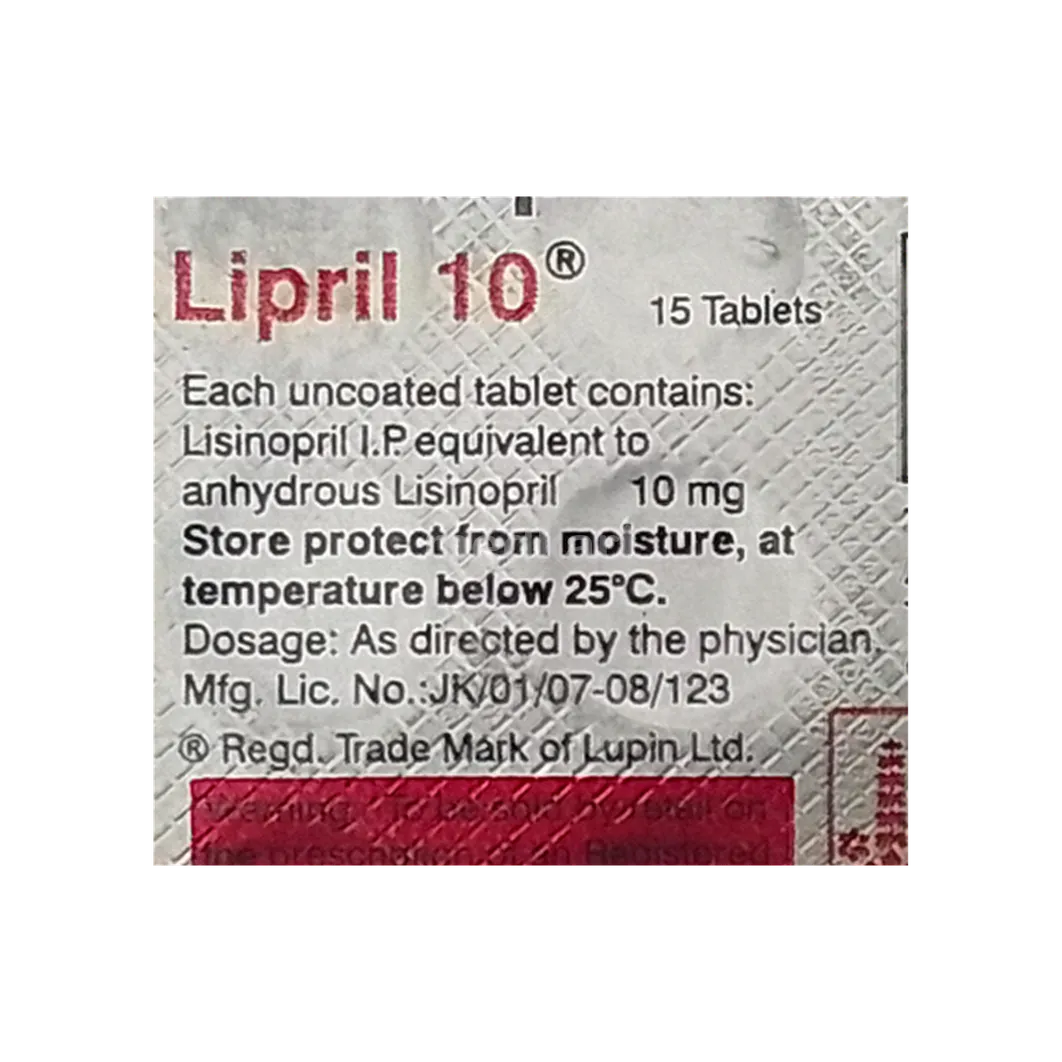 LIPRIL 10MG 15`S