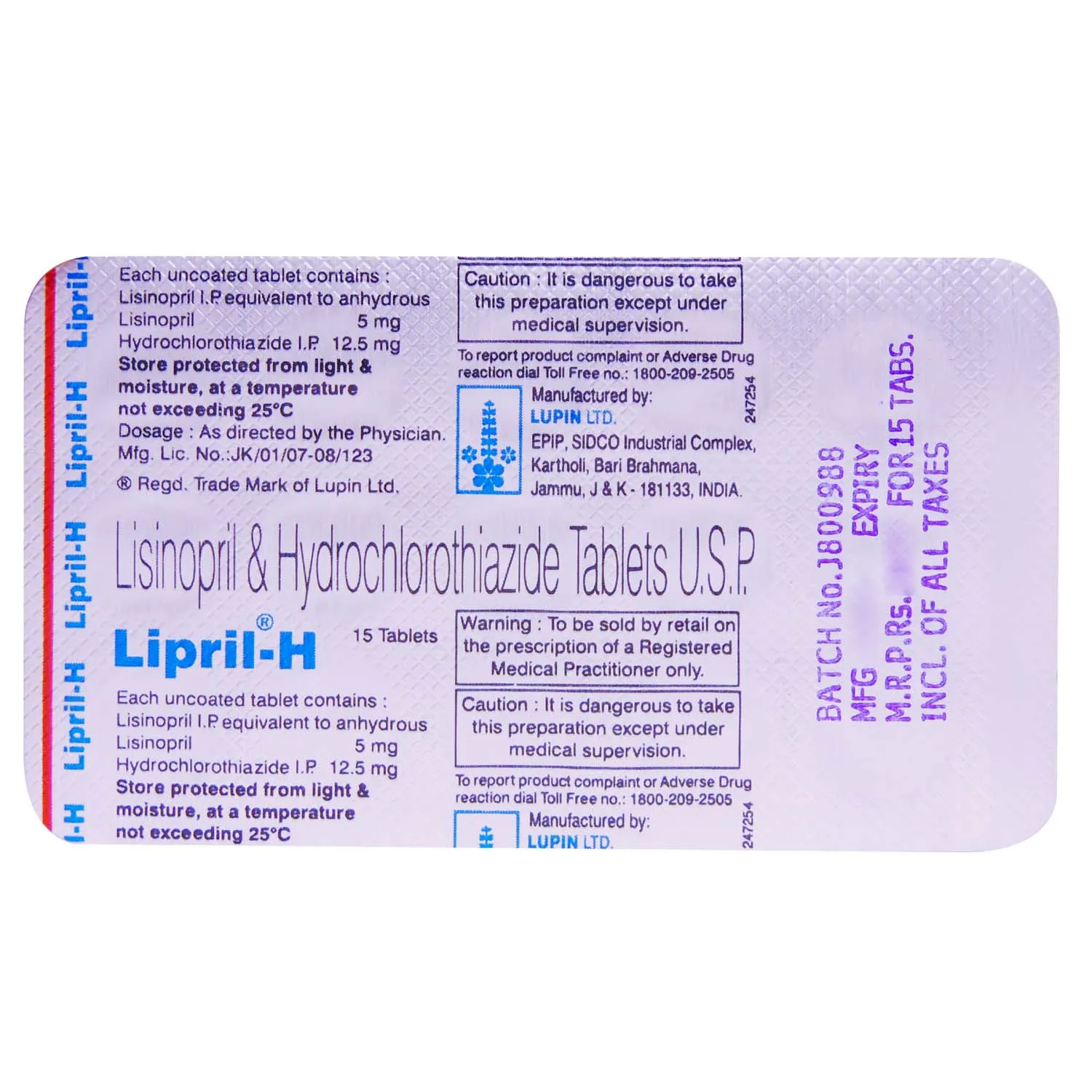 LIPRIL - H TAB