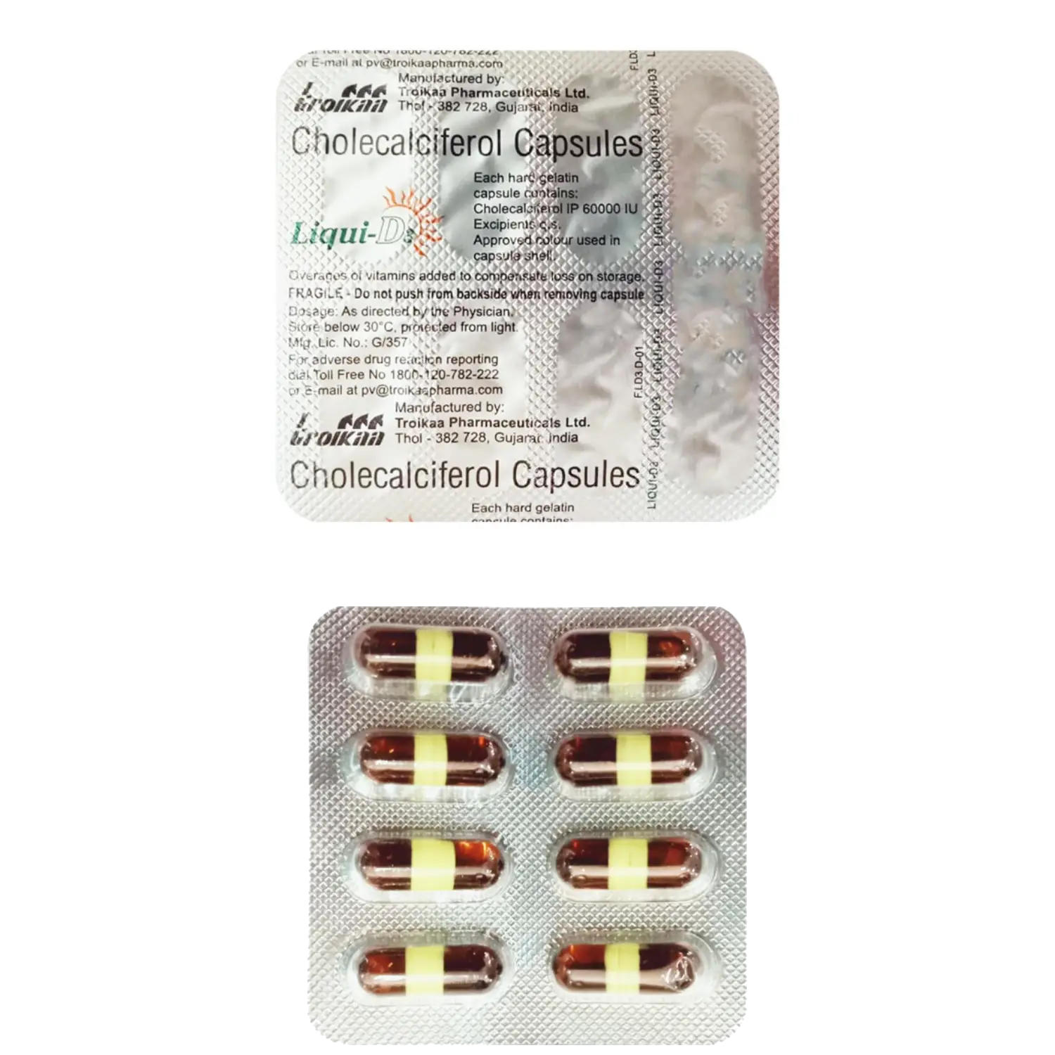 LIQUI D3 CAPS 8`S