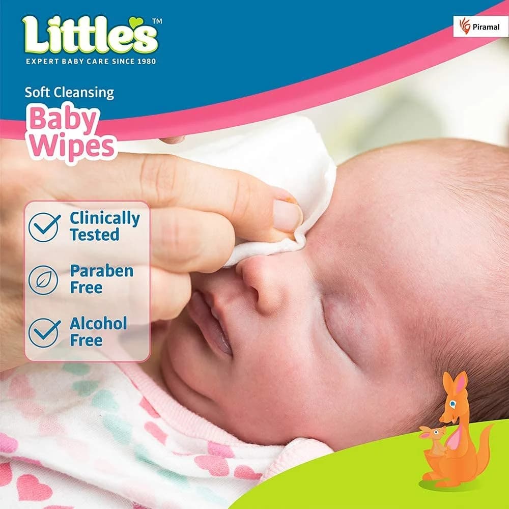LITTLES MOISTURESURE BABY WIPES LID