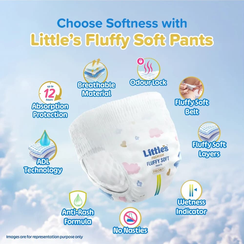 LITTLES PREMIUM FLUFFY SOFT NB2