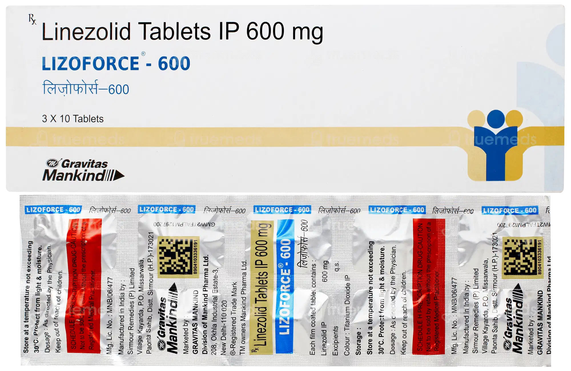 LIZOFERA 600MG TAB