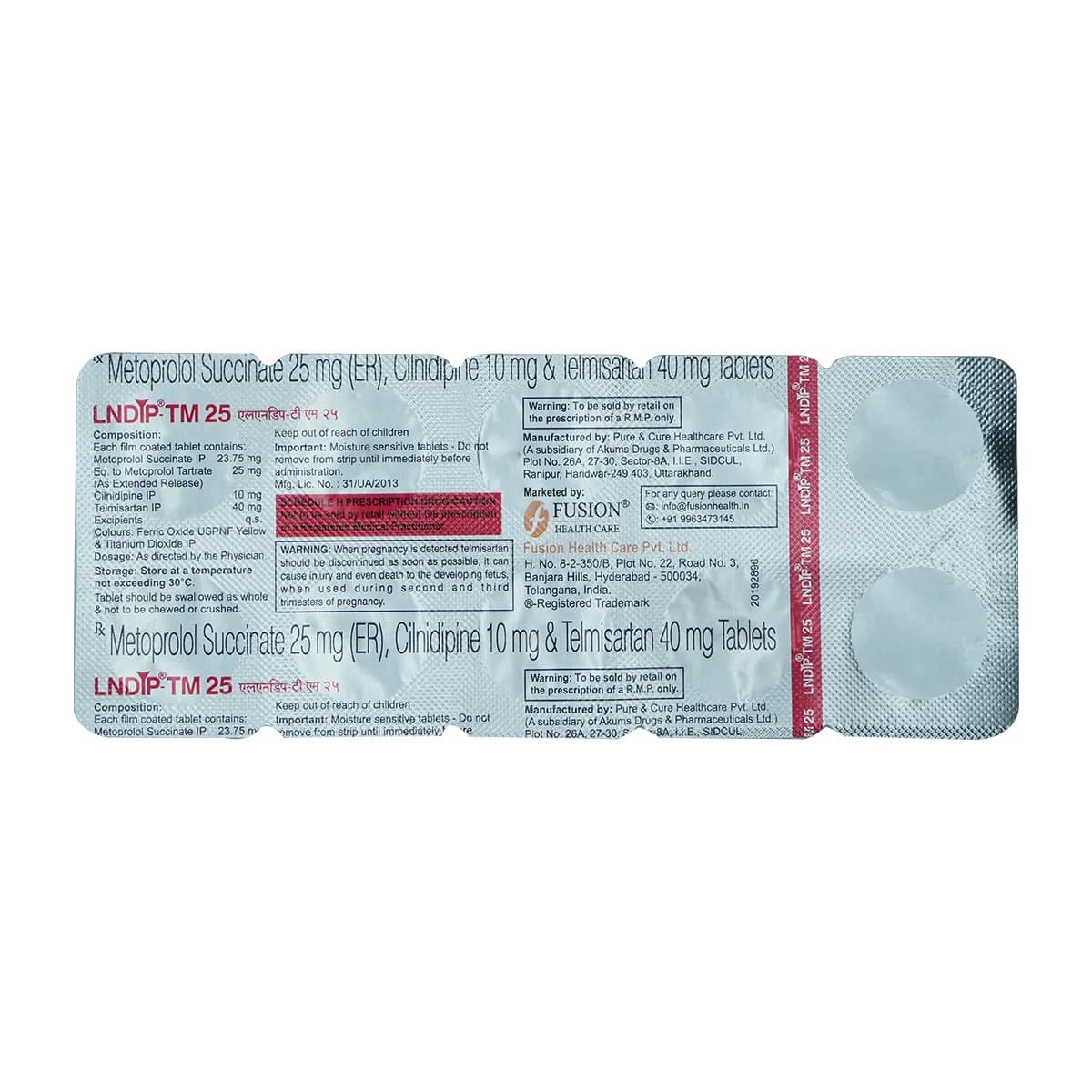 LNDIP TM 25 TAB