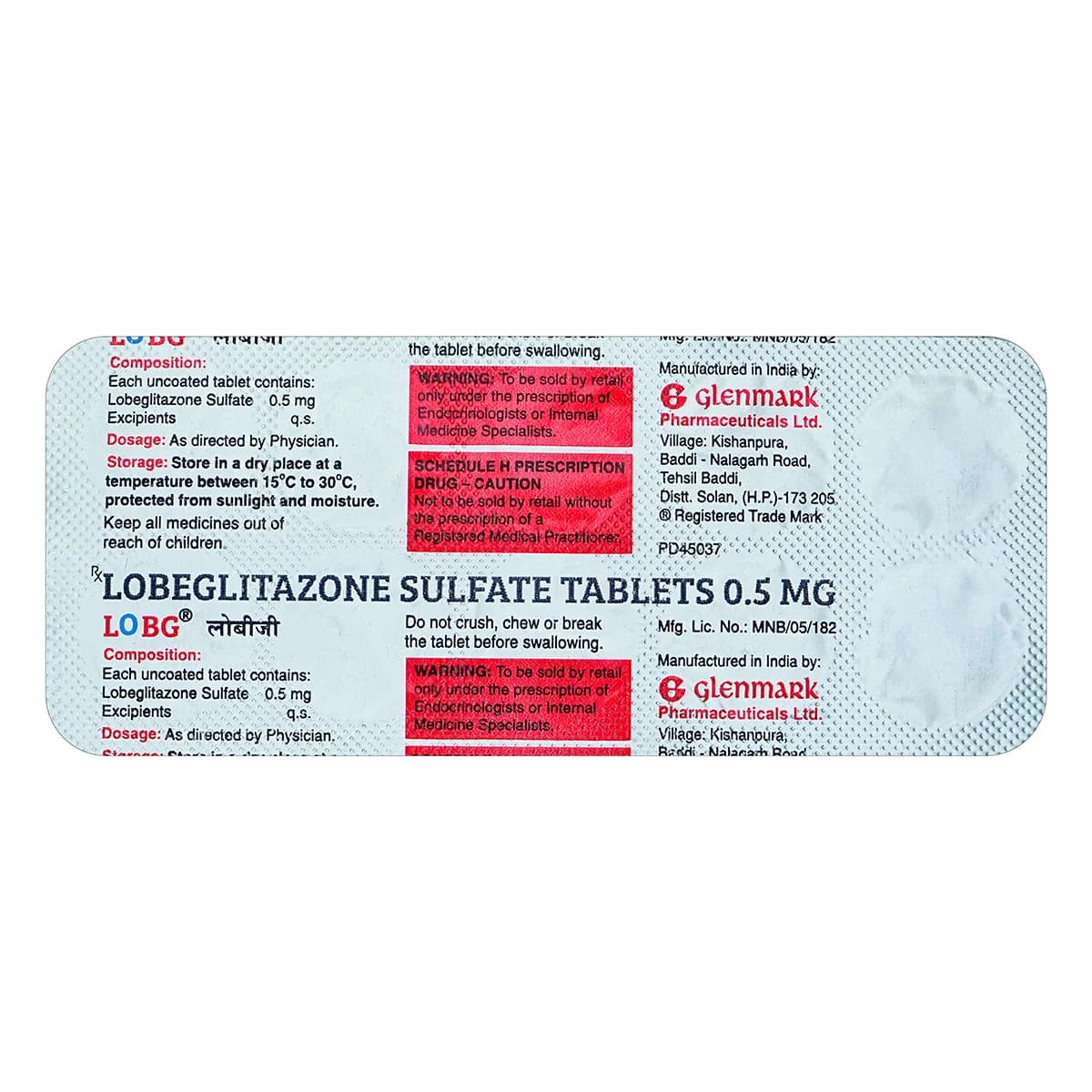 LOBG -M 500 TAB 15`S