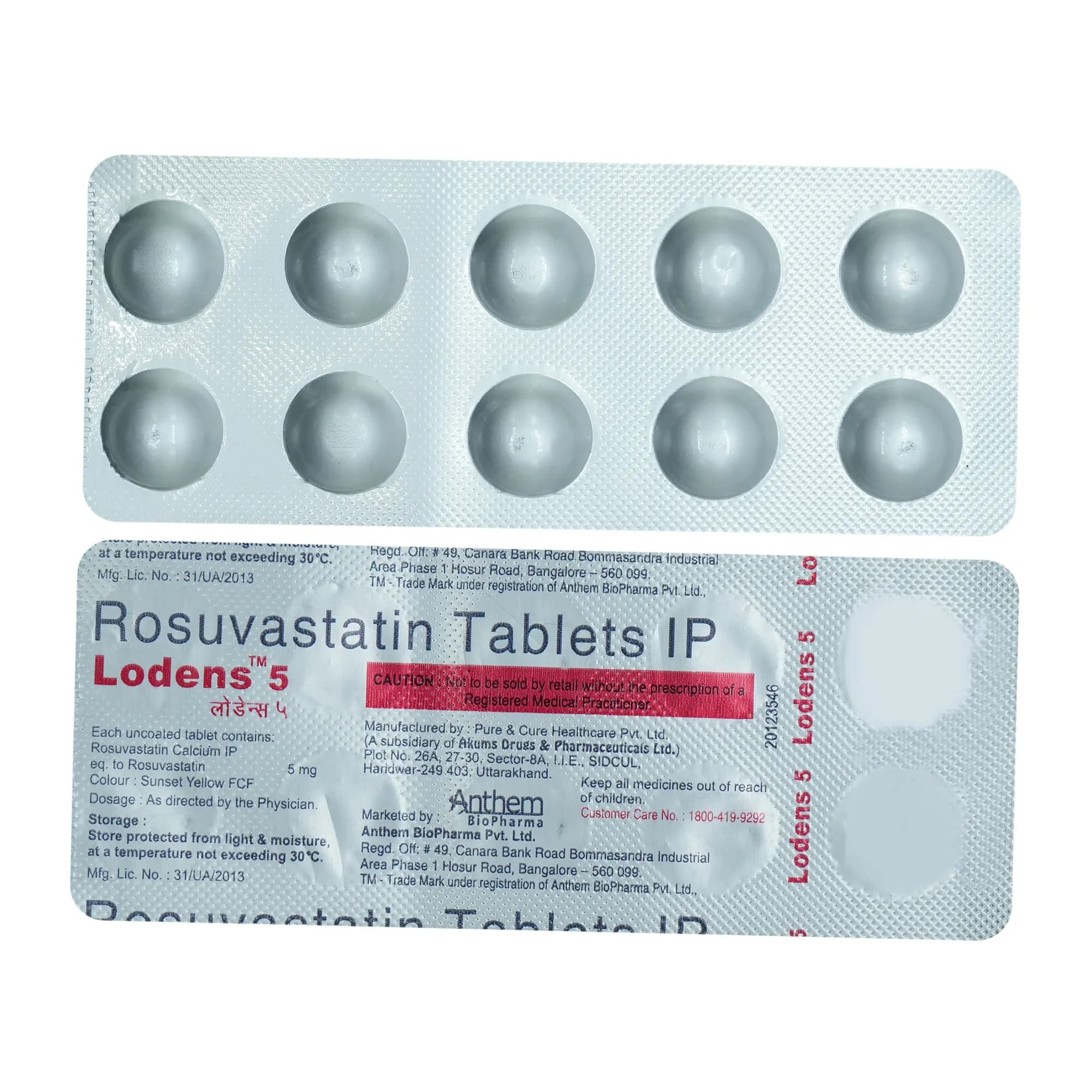 LODENS 5 TAB