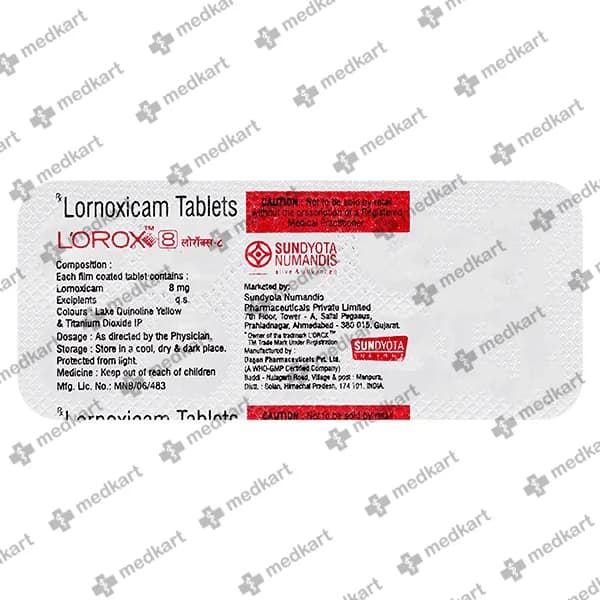 LOROX 8MG TAB