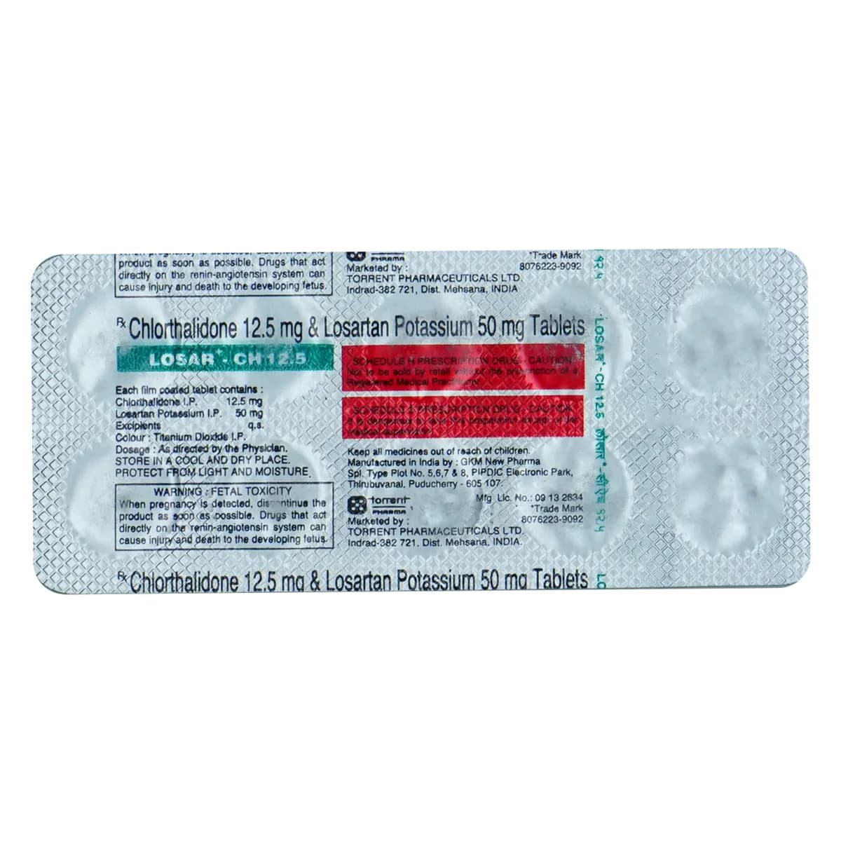 LOSAR CH 12.5MG TAB