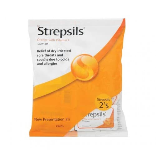 LOSILS ORANGE LOZENGES JAR 50*2`S