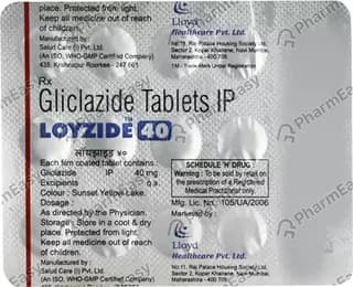 LOYZIDE 40MG TAB