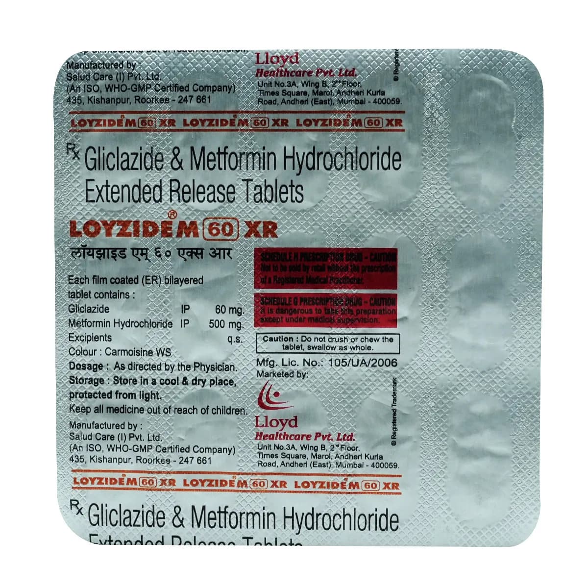LOYZIDE M 60 XR