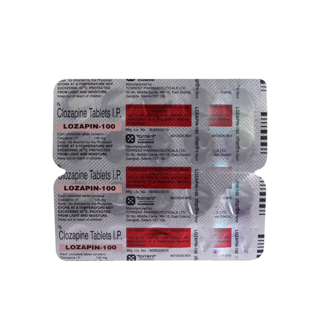 LOZAPIN 100 TAB 10`S