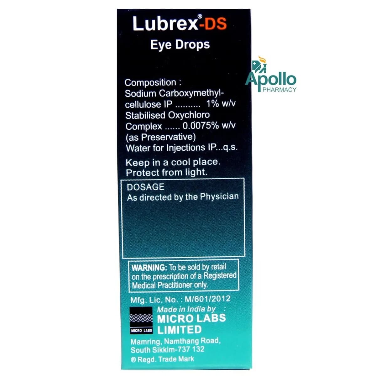 LUBREX DS DROPS 10ML