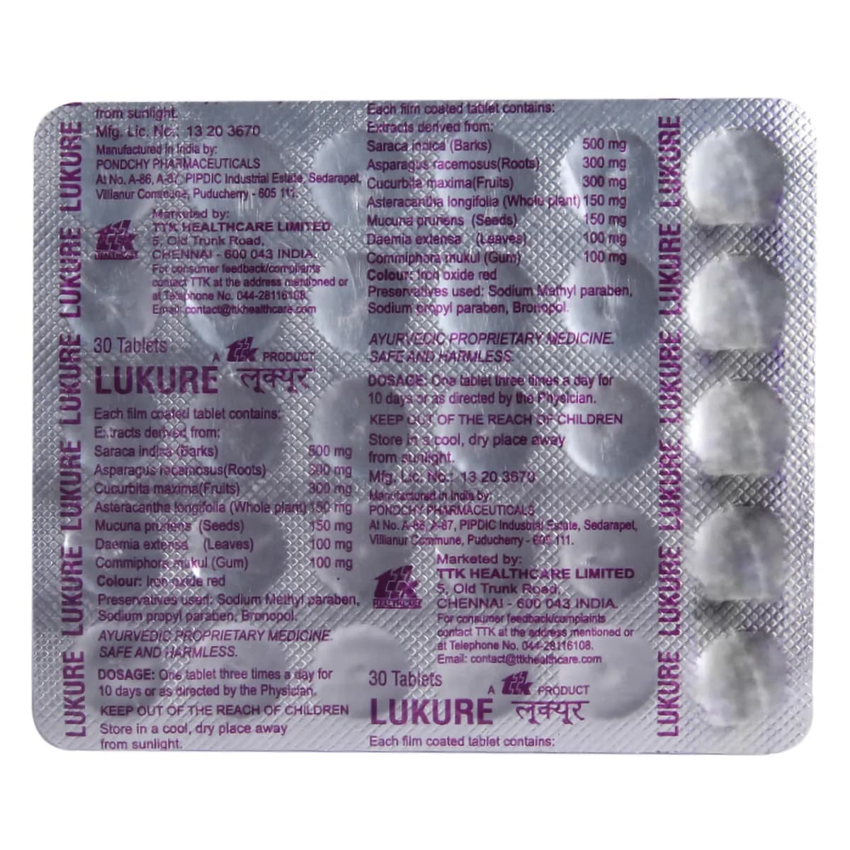 LUKURE TAB 30`S