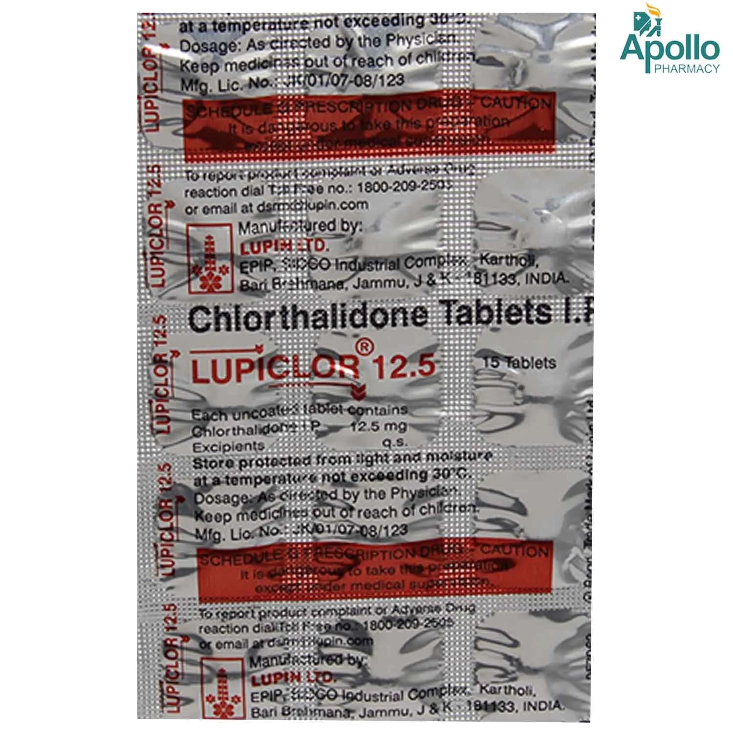 LUPICLOR 12.5 TAB