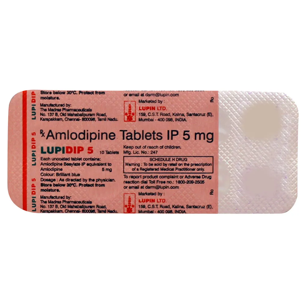 LUPIDIP 5MG TAB