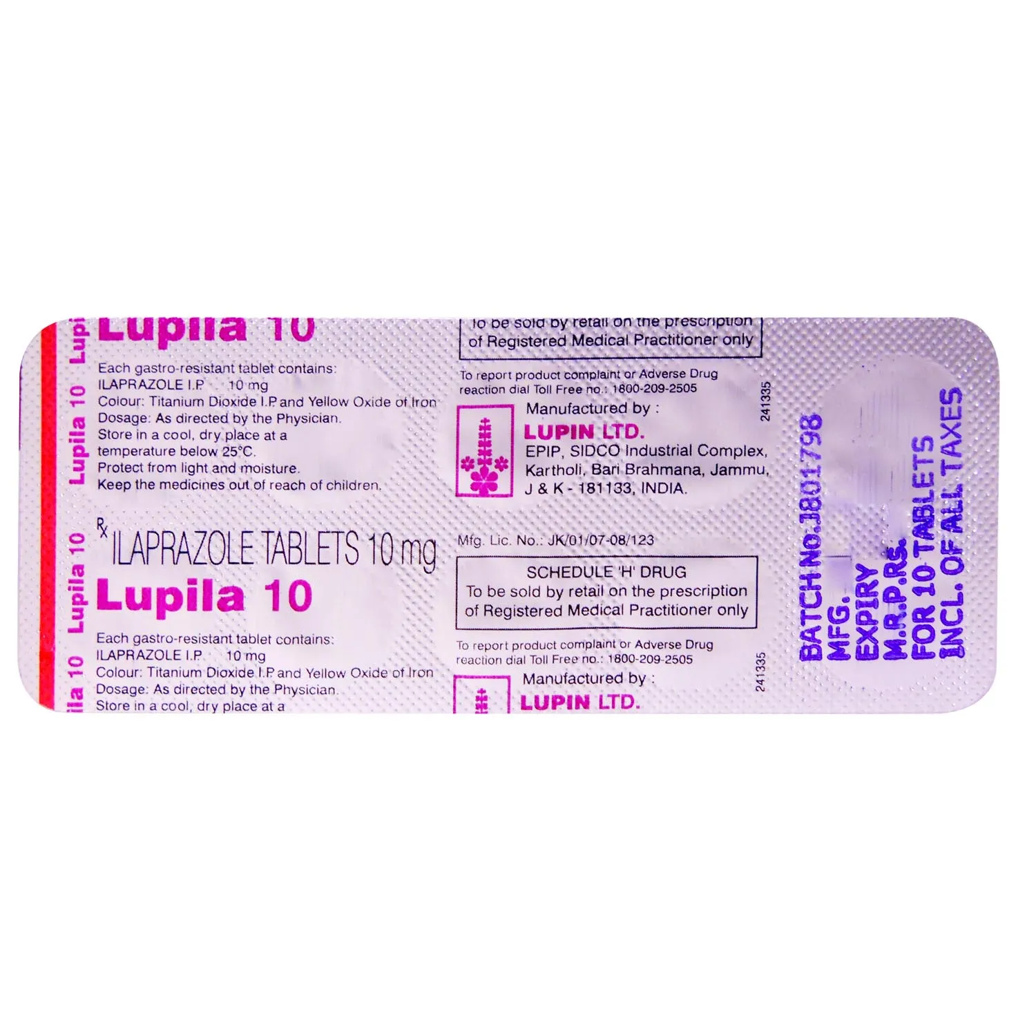 LUPILA 10MG TAB