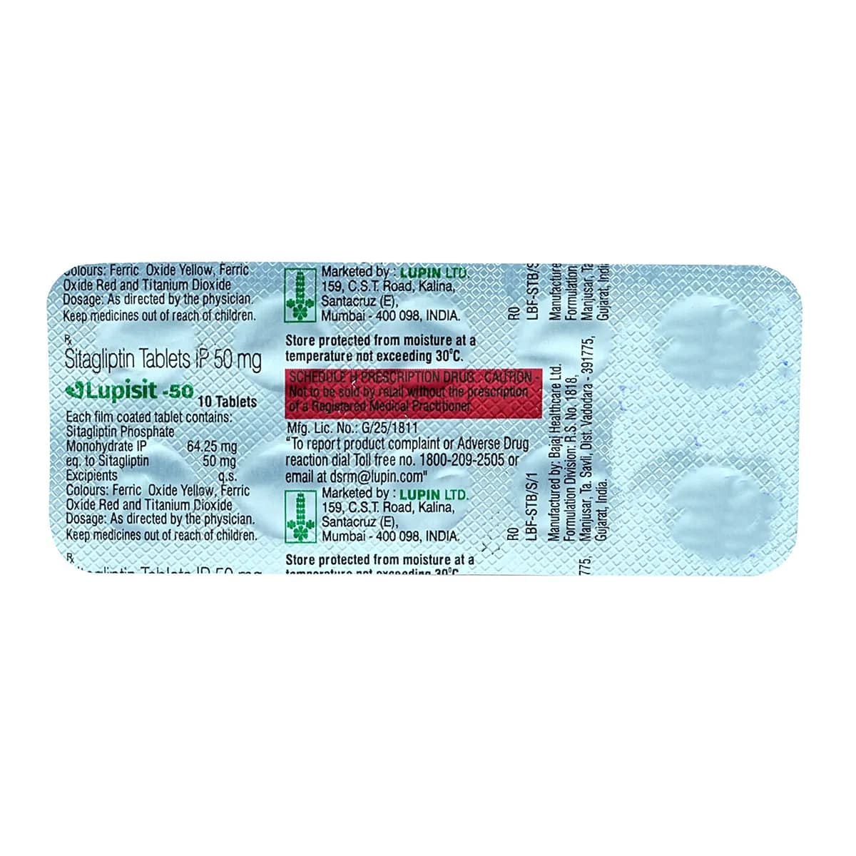 LUPISIT 50MG TAB