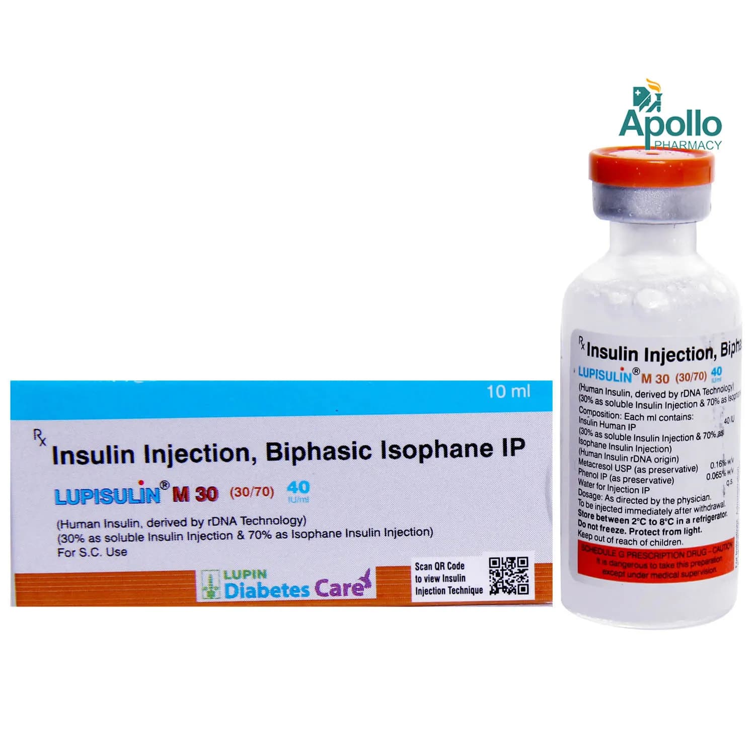 LUPISULIN-M 30/70 40IU