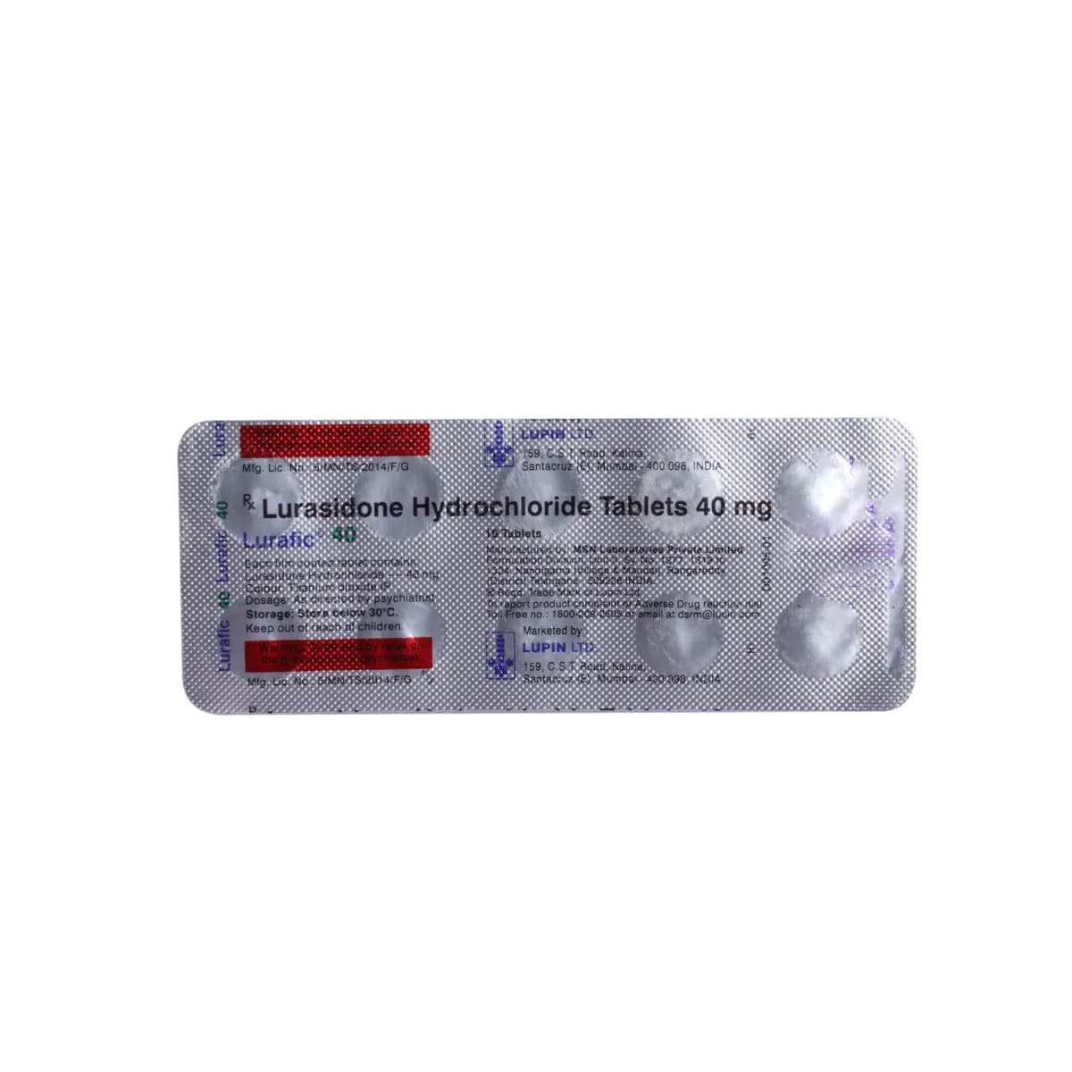 LURAFIC 40MG TAB