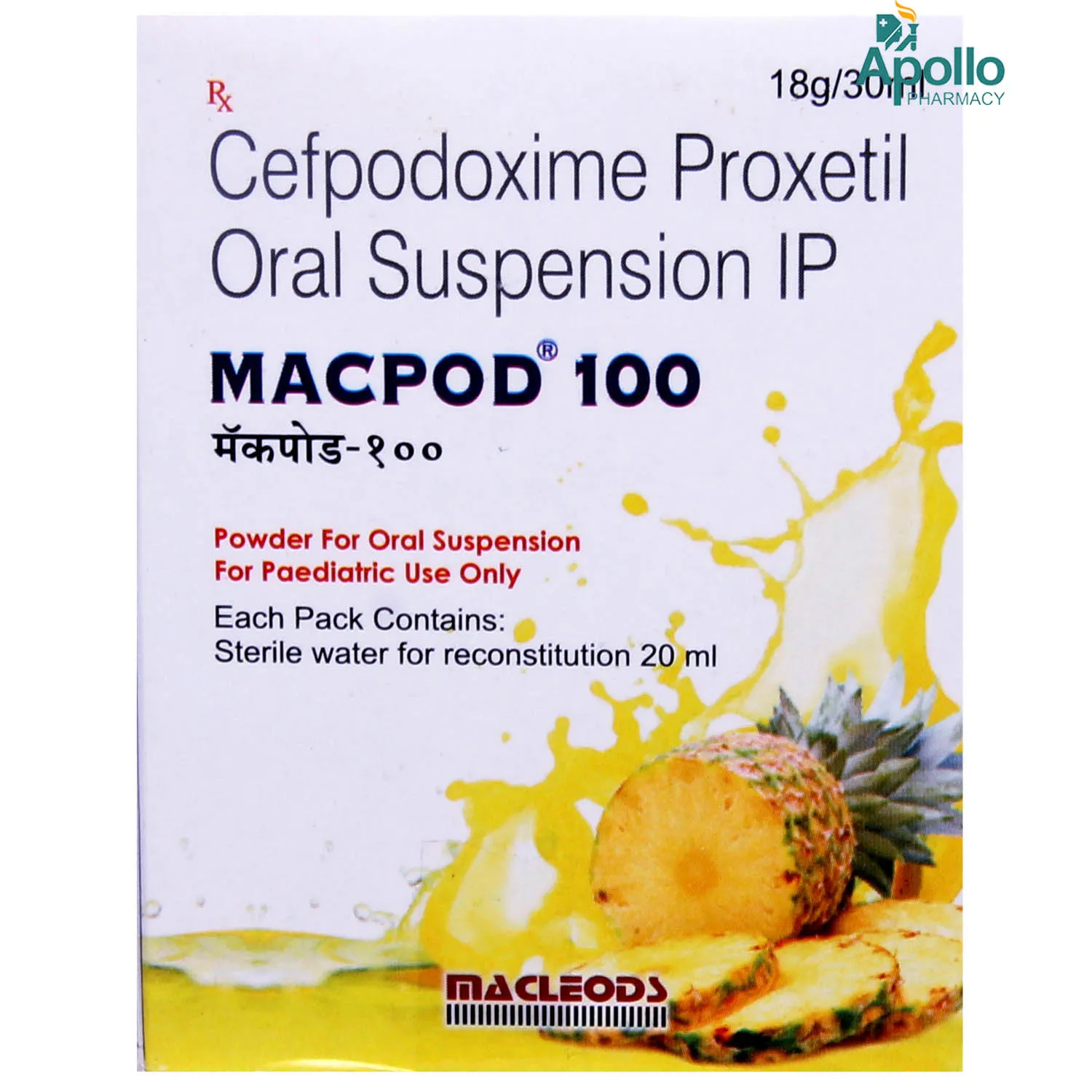 MACPOD 100 ORAL SUSP