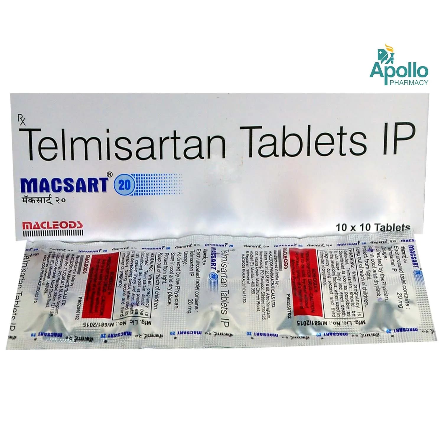 MACSART 20MG TAB