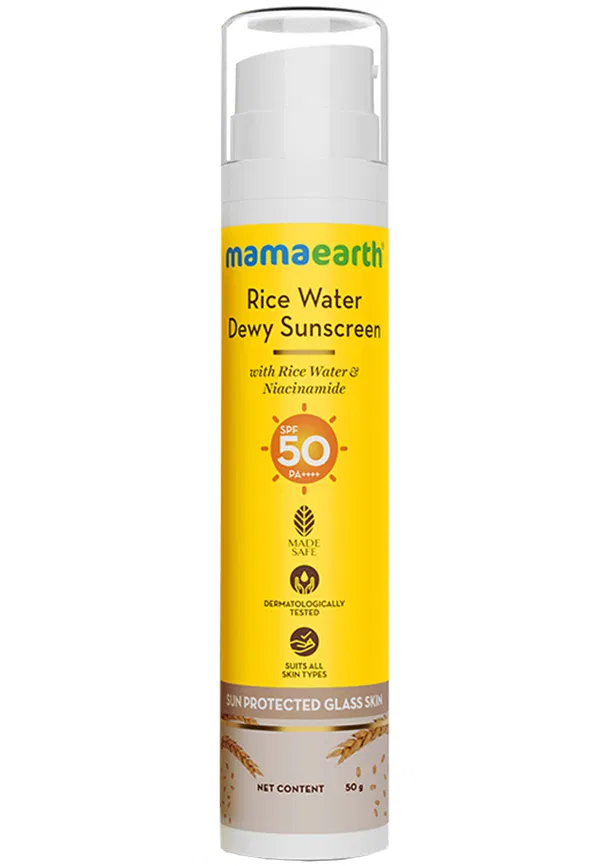 Mamaearth Rice Water Dewy Sunscreen SPF 50