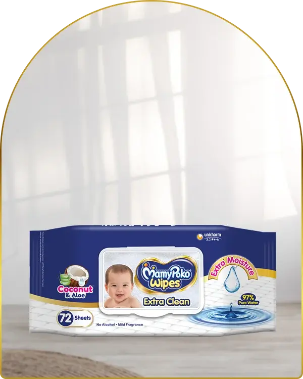 Mamypoko Extra Clean Wipes