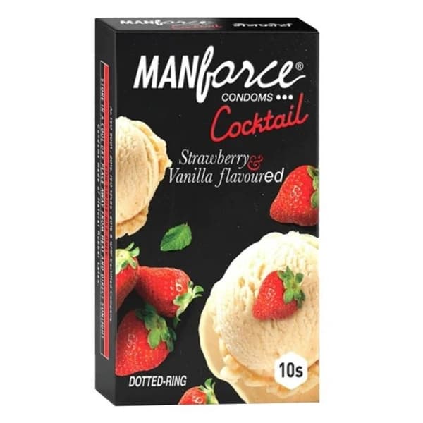 MAN CONDOMS STRAW+VANILLA