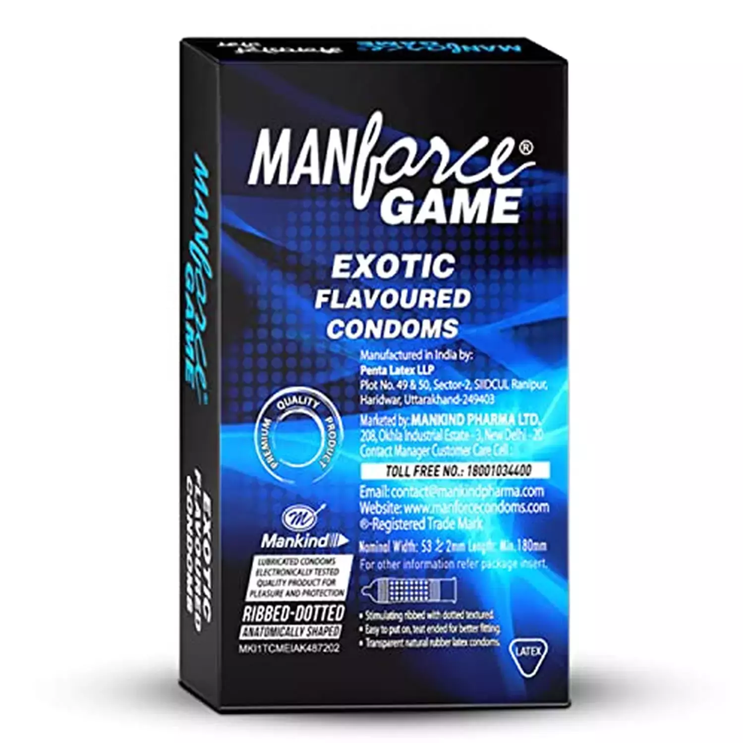 MANFORCE GAME CONDOMS 10`S