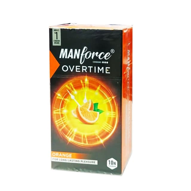Manforce Overtime Orange Condoms