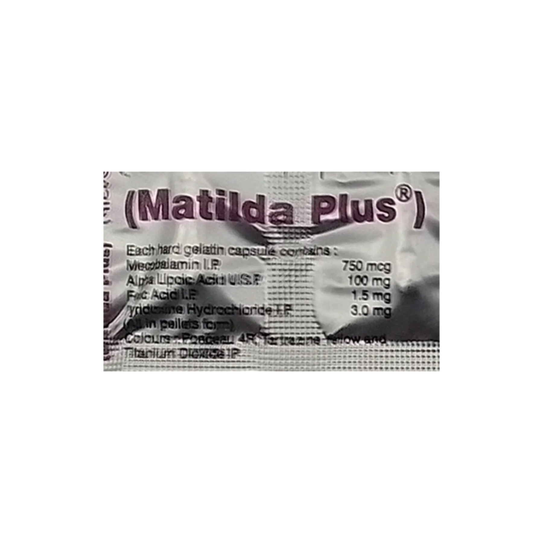 MATILDA PLUS CAP 10`S