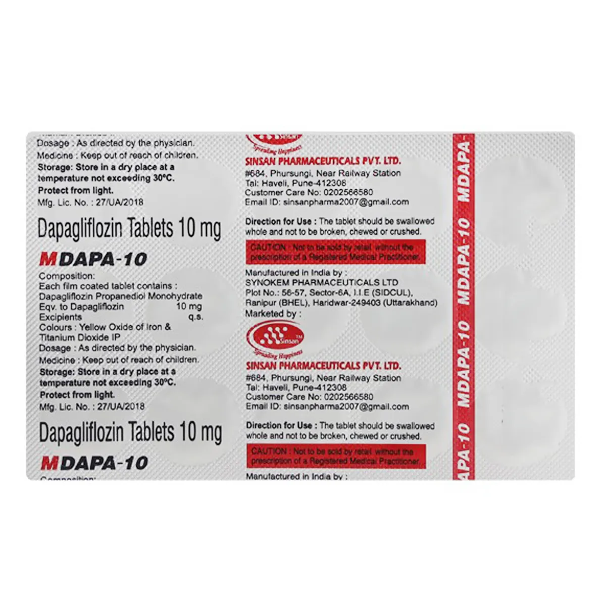 MDAPA-10 TAB