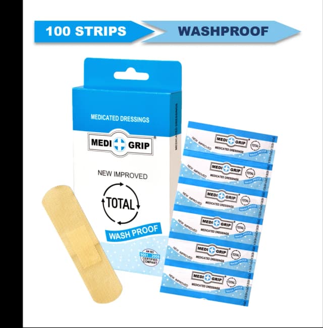 Medigrip Total Washproof Bandage (19mm X 70mm)