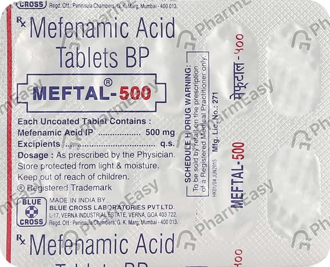 Meftal 500 Tablet