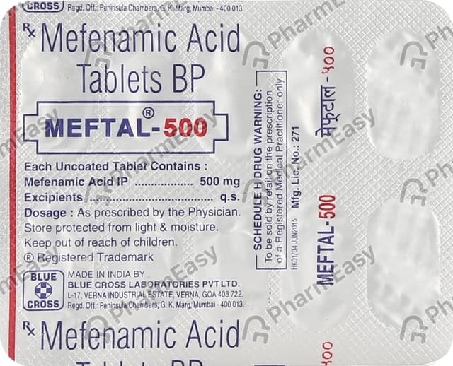 Meftal 500 Tablet
