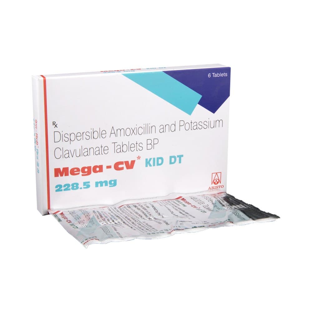 MEGA CV DT 228.5MG TAB