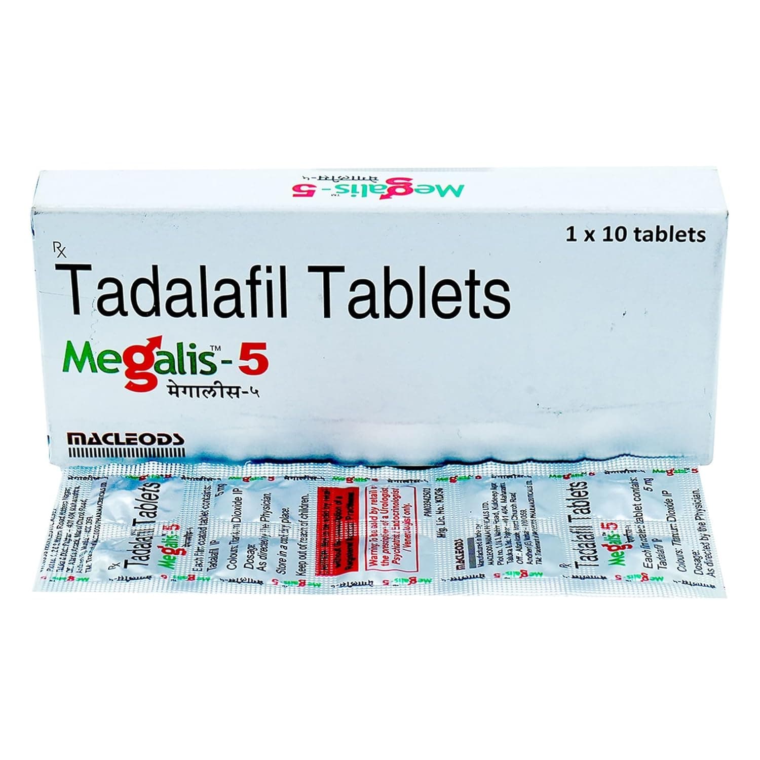 MEGALIS 5 TAB 10`S