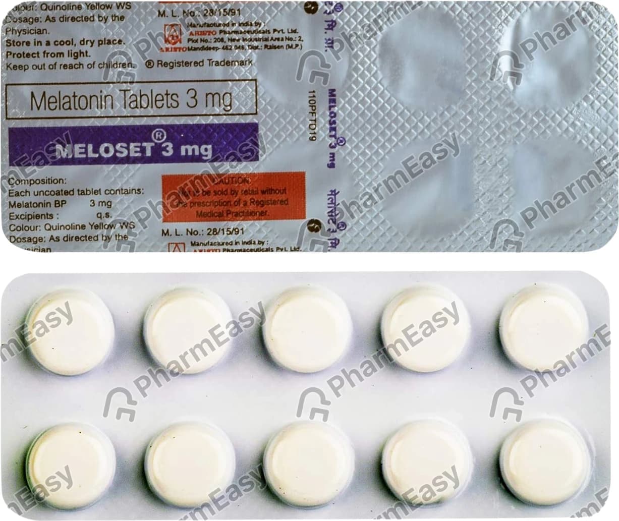 MELOSET 3MG TAB 10`S