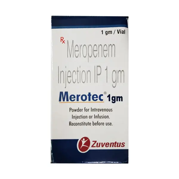 MEROTEC-1GM INJ VIAL
