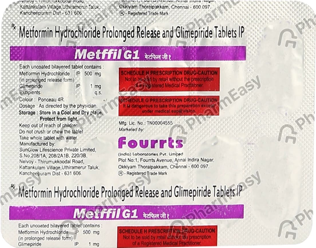 METFFIL G 0.5 MG TAB 10`S