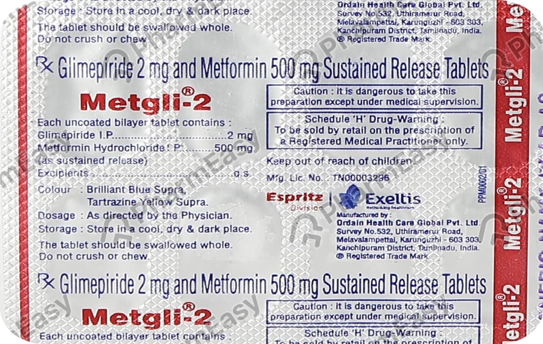 METGLI 2MG 10`S