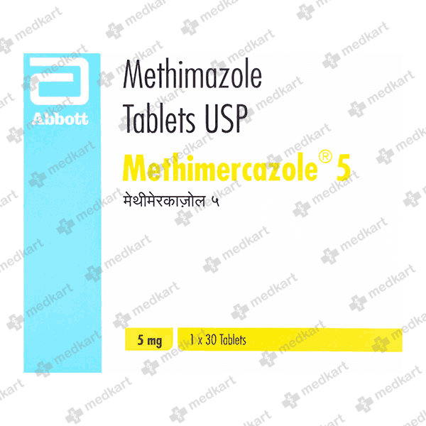 METHIMERCAZOLE 5MG TAB