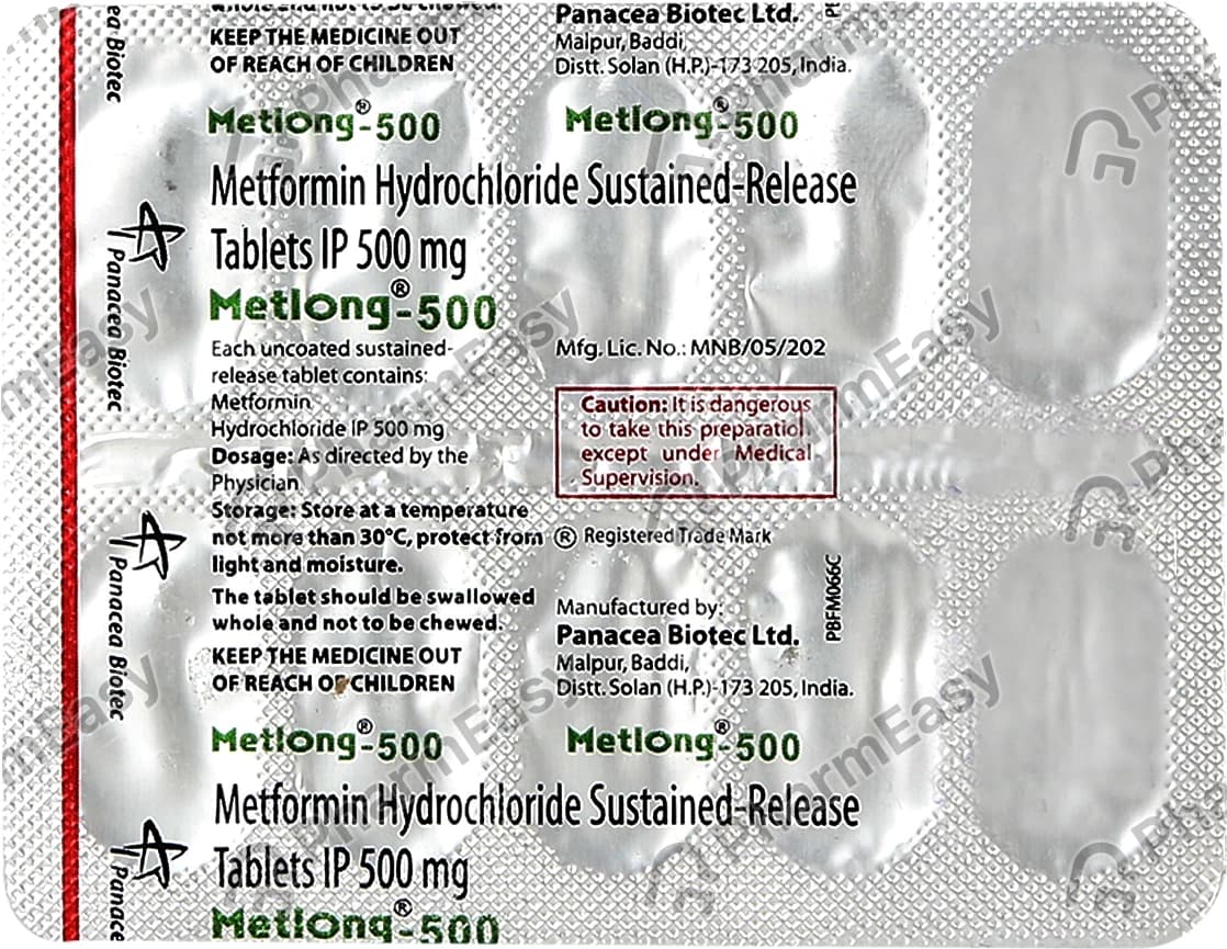 METLONG 500MG TAB